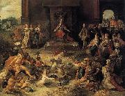 Frans Francken II Allegory on the Abdication of Emperor Charles V in Brussels USA oil painting reproduction